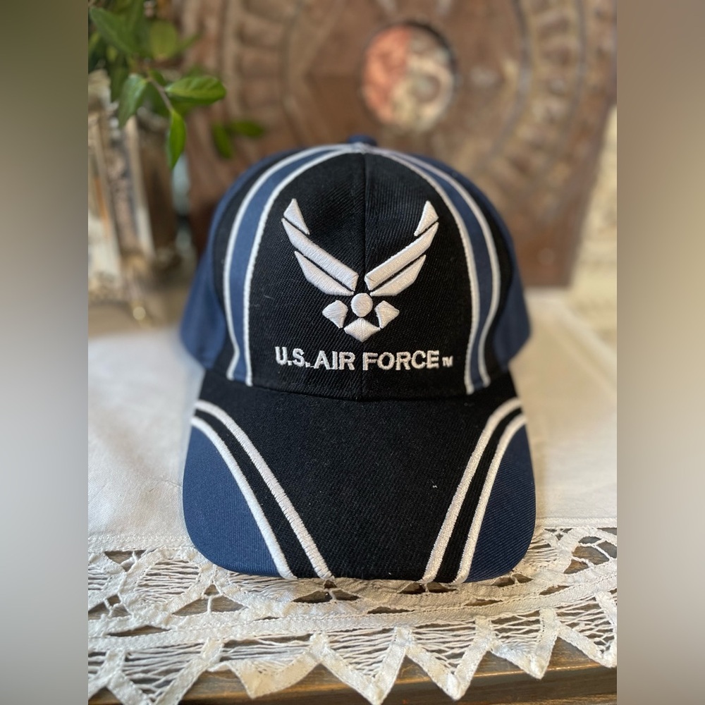 Mitchell US Air Force dark navy blue ball cap adjustable
